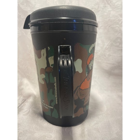 Heads Up Thermo Serv Camo Insulated Mug 1 qt Lamberts Cafe The Only Home of Thro - Picture 12 of 15
